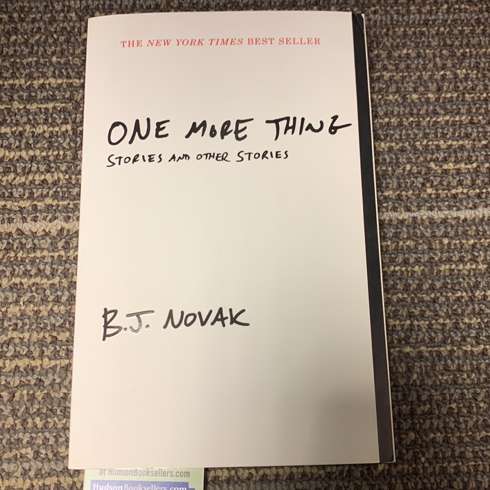 One More Thing - Short story book by BJ Novak